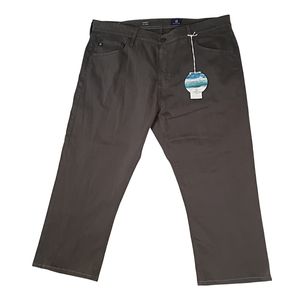 AG Adriano Goldschmied Everett Slim Straight Mens Pants  Size 39x23 Hemmed 38x32